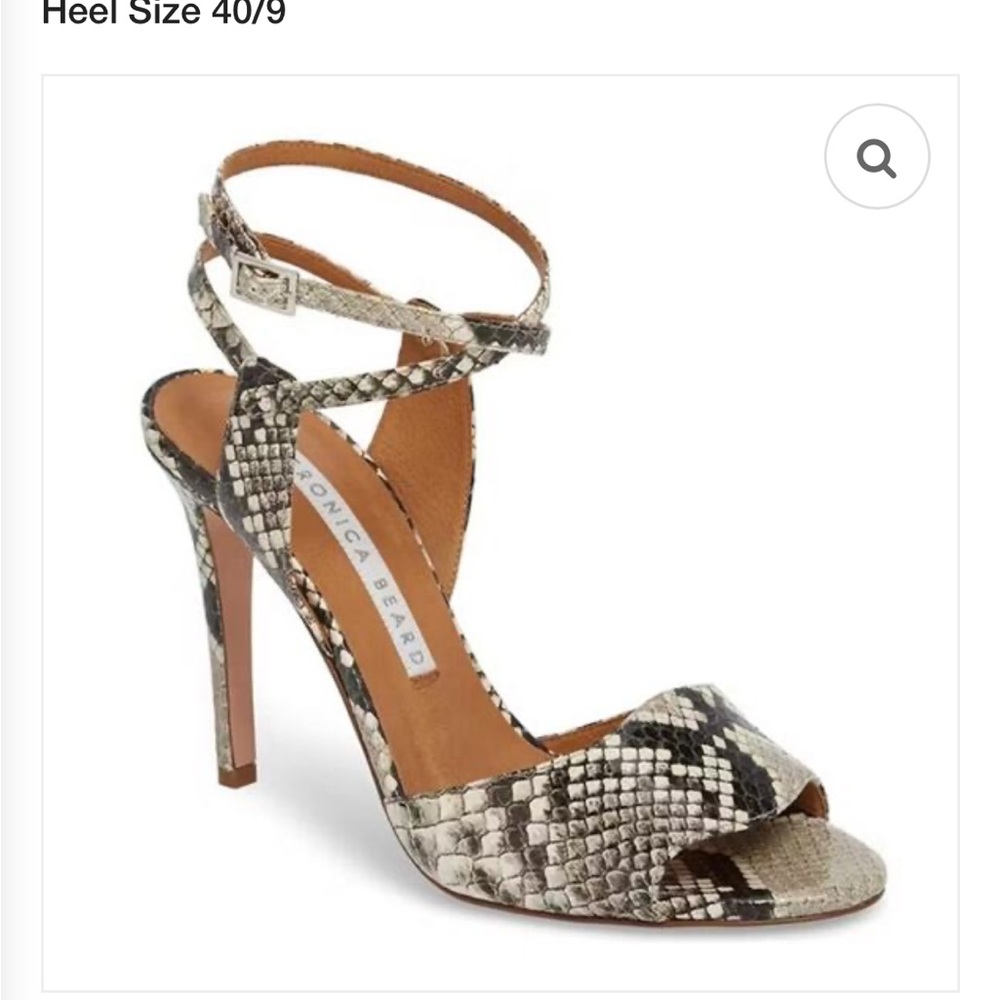 Veronica Beard Snakeskin Heels